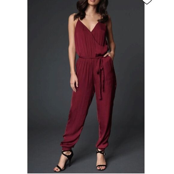 Naked Zebra SURPLICE JOGGER JUMPSUIT - Picture 1 of 10